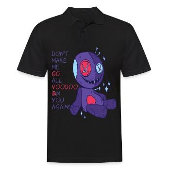 Vaudou à vous ! Sorcellerie effrayante d’Halloween - Polo Homme - noir - Devant - Kai (181cm)