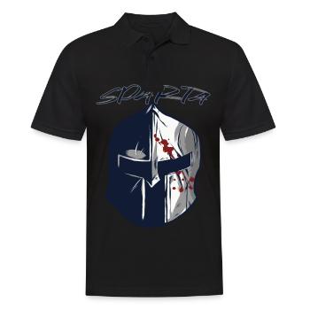 Spartan Army Ancient Greece Sparta Helmet Gla - Men's Polo Shirt - black - Front - Kai (181cm)