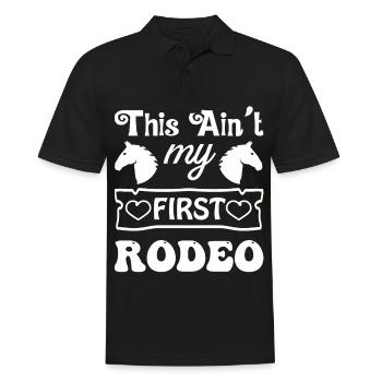 Ce n’est pas mon premier Rodeo 1 - - Polo Homme - noir - Devant - Kai (181cm)