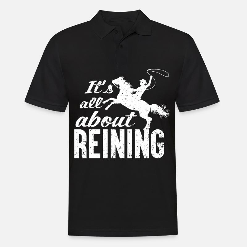 Il s’agit de Reining - - Polo Homme - noir