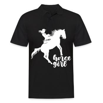 Fille de cheval - - Polo Homme - noir - Devant - Kai (181cm)