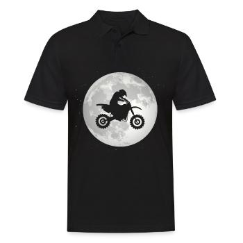 Pleine Lune - Guy Moto - - Polo Homme - noir - Devant - Kai (181cm)