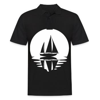 Cercle et Réflexion - Voile - - Polo Homme - noir - Devant - Kai (181cm)