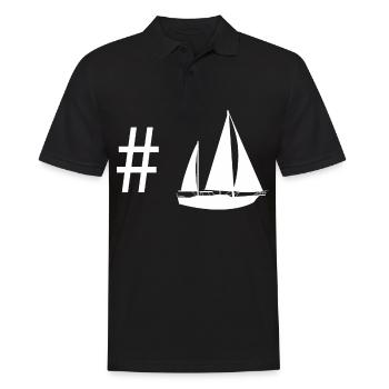 Hashtag - Voile - - Polo Homme - noir - Devant - Kai (181cm)