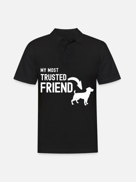 My most loyal friend - Men's Polo Shirt - black