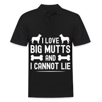 I love big mutts and I can't lie - Men's Polo Shirt - black - Front - Kai (181cm)