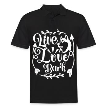 Life Love Barking - - Polo Homme - noir - Devant - Kai (181cm)