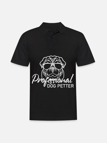 Professional dog petter - Men's Polo Shirt - black