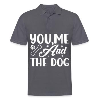 Toi, moi et chien - Polo Homme - charbon - Devant - Nico (186cm)