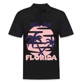 Florida Destin Ocean Beach Surf - Polo Homme - noir - Devant - Kai (181cm)