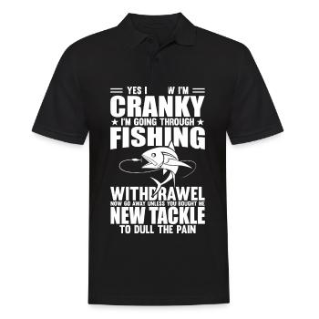 Yes, I know I'm quirky, but I'm going - Men's Polo Shirt - black - Front - Kai (181cm)