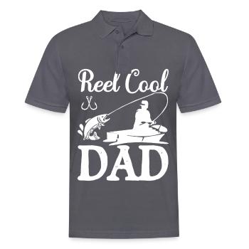 Reel Cool Dad - - Polo Homme - charbon - Devant - Nico (186cm)