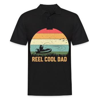 The cool daddy 3 - - Men's Polo Shirt - black - Front - Kai (181cm)