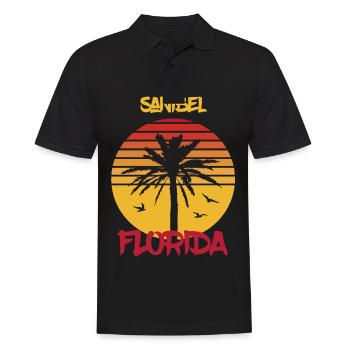 Florida Sanibel Palms Ocean Surfing - Polo Homme - noir - Devant - Kai (181cm)
