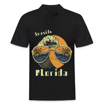 Sunglass Florida Coastal Palm Beach Ocean - Men's Polo Shirt - black - Front - Kai (181cm)