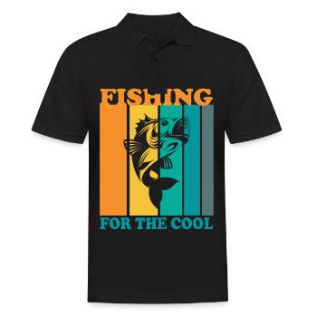 Pêche aux plus cool - - Polo Homme - noir - Devant - Kai (181cm)