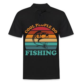 Cool People Fish 3 - - Polo Homme - noir - Devant - Kai (181cm)