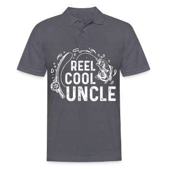 Reel Cool Oncle - Polo Homme - charbon - Devant - Nico (186cm)