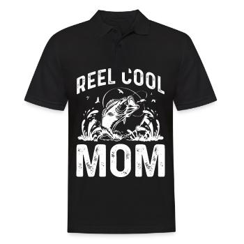 Roll Cool Maman - Polo Homme - noir - Devant - Kai (181cm)