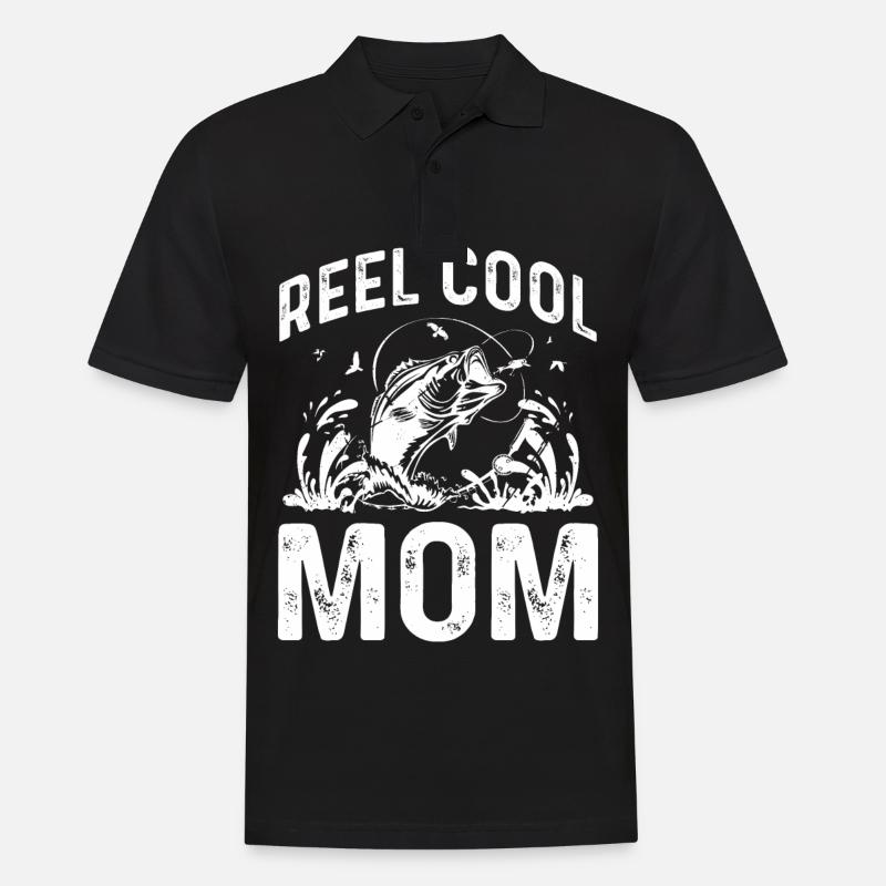 Roll Cool Maman - Polo Homme - noir