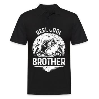 Rollen-Cooler Bruder - Männer Poloshirt - Schwarz - Vorne - Kai (181cm)