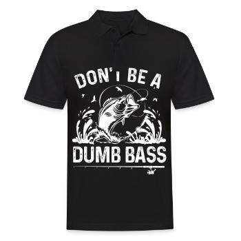 Ne sois pas une basse stupide - Polo Homme - noir - Devant - Kai (181cm)