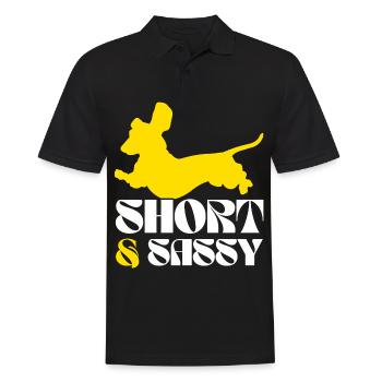 Dachshund Dog Dachshund Dog Breed Dachshund - Men's Polo Shirt - black - Front - Kai (181cm)