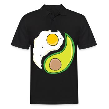Keto Diät - Männer Poloshirt - Schwarz - Vorne - Kai (181cm)