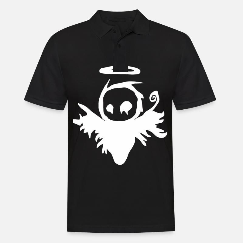 Dunkler Engel - Männer Poloshirt - Schwarz