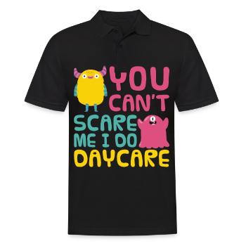 Kindergärtnerin Tagesmutter Erzieher - Männer Poloshirt - Schwarz - Vorne - Kai (181cm)
