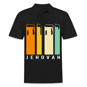 Yeshua Jude Jüdisch Judentum - Männer Poloshirt - Schwarz - Vorne - Kai (181cm)
