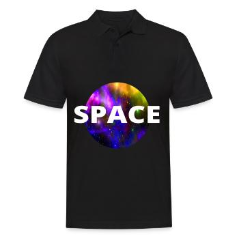Univers de l'espace cadeau NASA drôle - Polo Homme - noir - Devant - Kai (181cm)