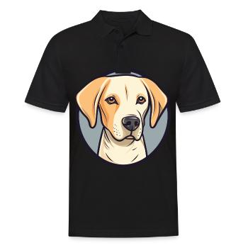Conception de chien mignon pour les propriétaires de chiens - Polo Homme - noir - Devant - Kai (181cm)