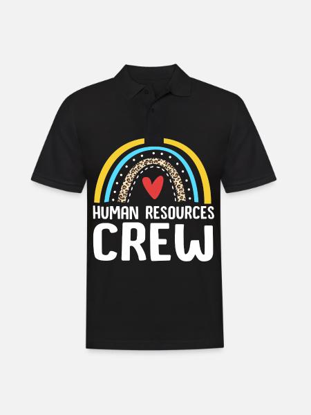 HR Manager - Men's Polo Shirt - black