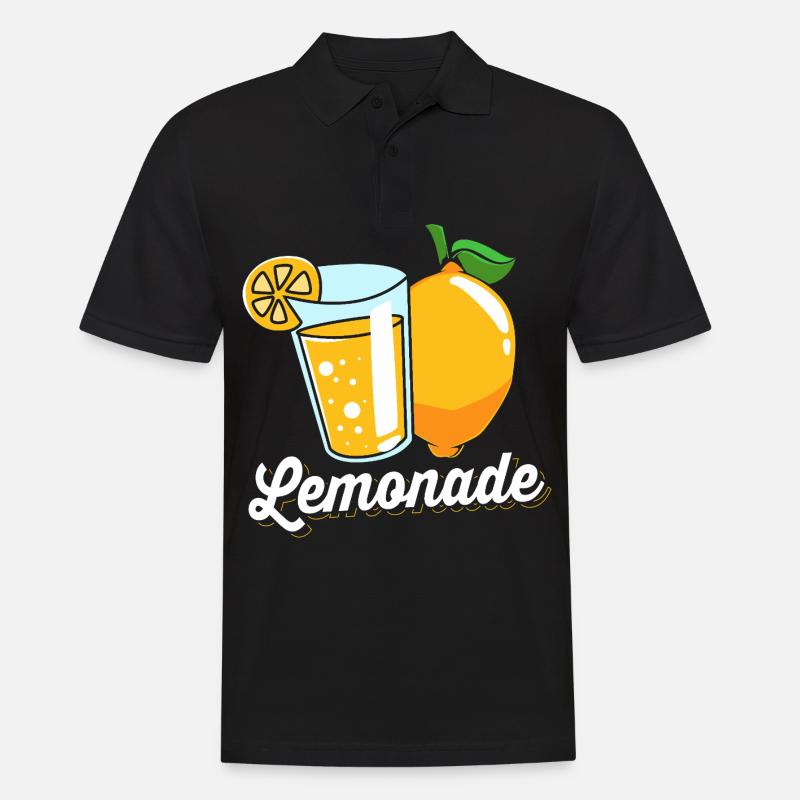 Lemonade, lemonade stand, lemonade - Men's Polo Shirt - black