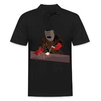 soudeur - Polo Homme - noir - Devant - Kai (181cm)