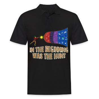 Cadeau de chasse pour les planètes de galaxie cosmos des chasseurs - Polo Homme - noir - Devant - Kai (181cm)