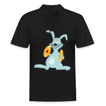 music cymbal children gift idea - Men's Polo Shirt - black - Front - Kai (181cm)