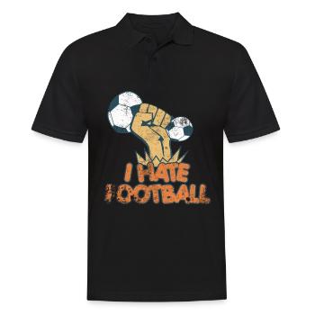 Torhüter Torwart Fußballspieler Fußbal Geschenk - Männer Poloshirt - Schwarz - Vorne - Kai (181cm)