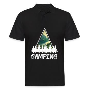 Camping Tentes Camping Camping Cadeau - Polo Homme - noir - Devant - Kai (181cm)