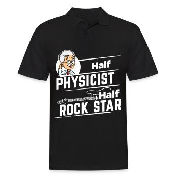 Physiciens - Half Rock Star - Polo Homme - noir - Devant - Kai (181cm)