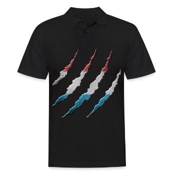 Luxembourg - Men's Polo Shirt - black - Front - Kai (181cm)