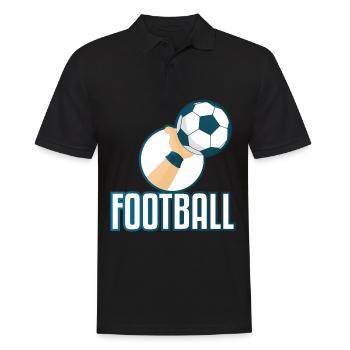 Street Soccer Footballer Soccer Game Gift - Men's Polo Shirt - black - Front - Kai (181cm)