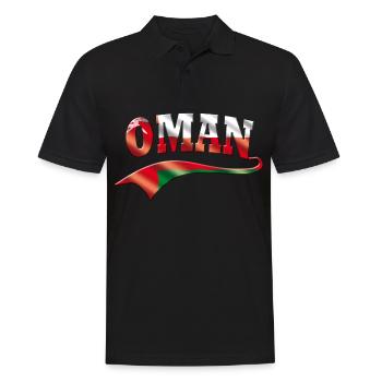 Oman - Men's Polo Shirt - black - Front - Kai (181cm)