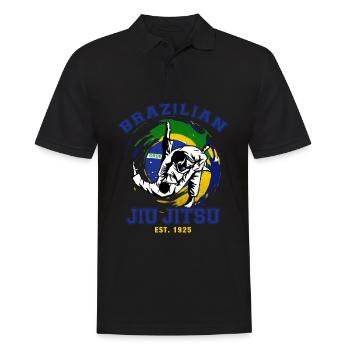 Gift Brazilian Jiu Jitsu Team Trainer Belt - Men's Polo Shirt - black - Front - Kai (181cm)