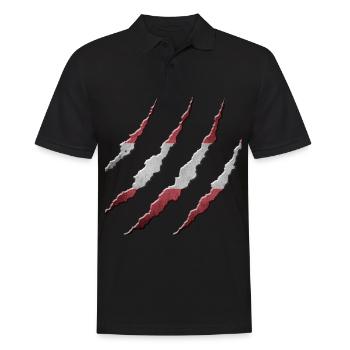 Autriche - Polo Homme - noir - Devant - Kai (181cm)