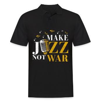 Jazz - Männer Poloshirt - Schwarz - Vorne - Kai (181cm)