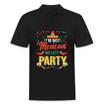 Fête de célébration au Mexique - Polo Homme - noir - Devant - Kai (181cm)