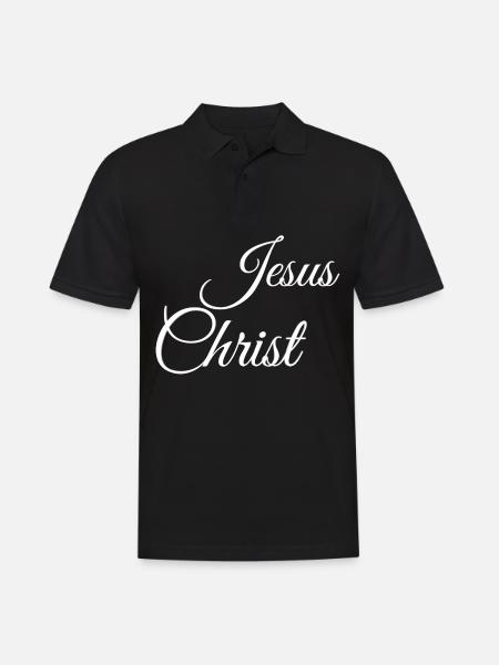 Jesus Christ Jesus Christus - Men's Polo Shirt - black