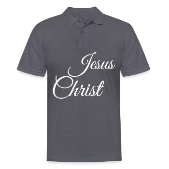 Jésus-Christ Jésus-Christ - Polo Homme - charbon - Devant - Nico (186cm)